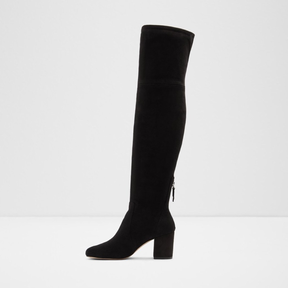 Black Suede Aldo Over the Knee Suede Boots